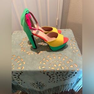 Color block platform stiletto, EU 42 (11 women)